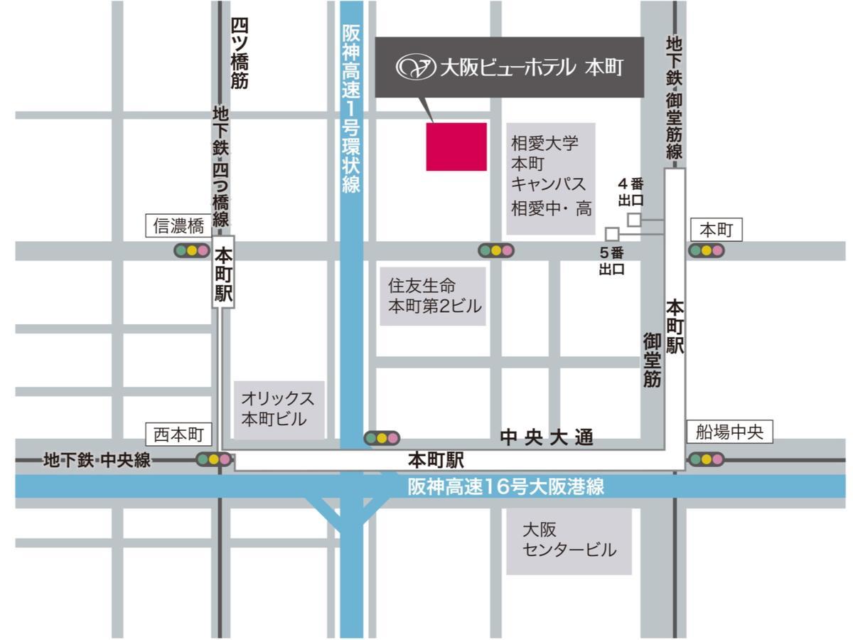 Osaka View Hotel Honmachi Екстериор снимка